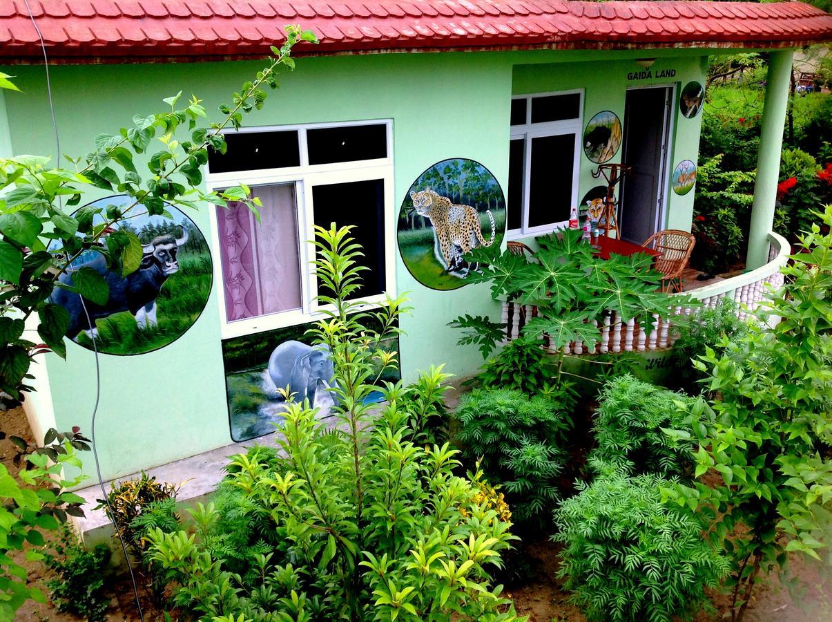 Hotel Rhino Land Sauraha Buitenkant foto